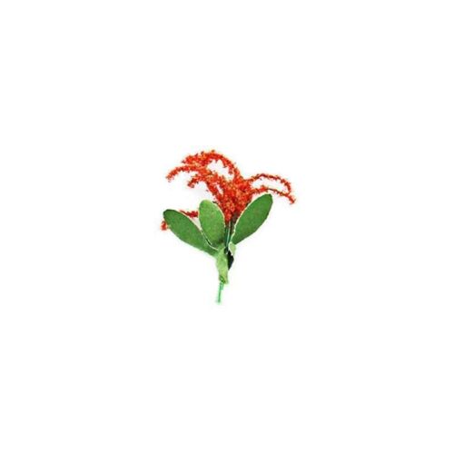 Planta con flor roja (2cm.)