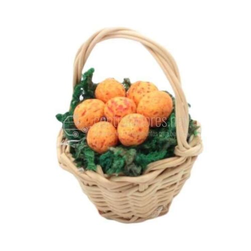 Basket with fruit