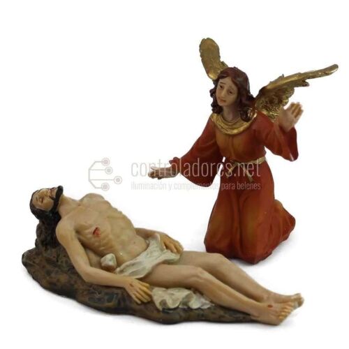 Jesus lying and Angel