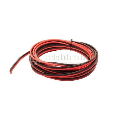 Roll 5 meter cable RED-BLACK 0,35mm2
