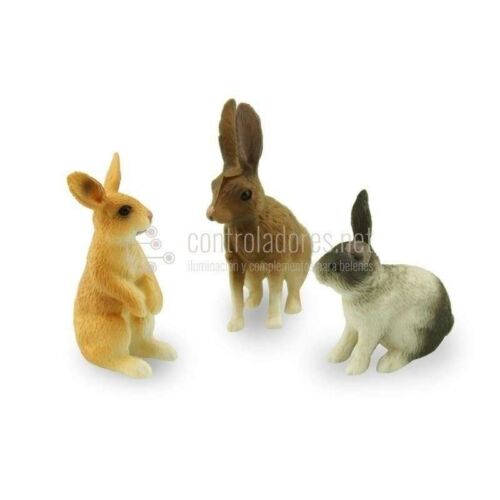 Grupo de conejos (3 unidades)