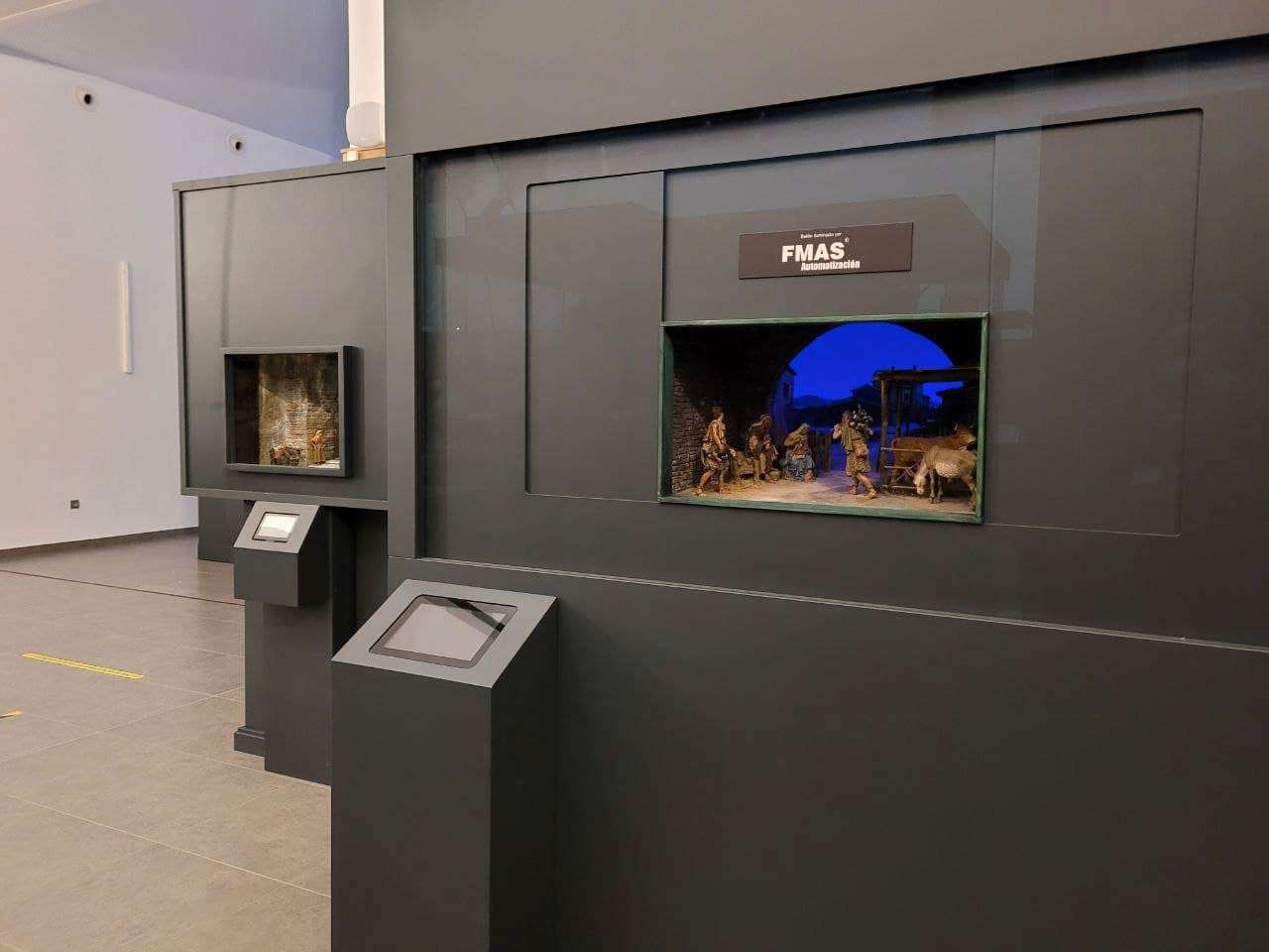 Agreement Fmas and Fundación Díaz Caballero diorama lighting