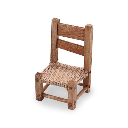 Silla de madera con asiento de enea 7cm